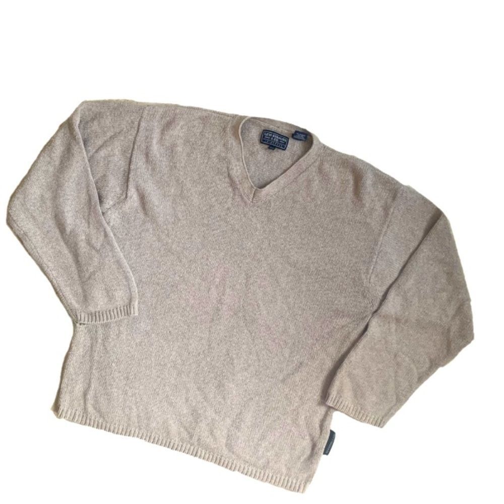 Levi’s | Tan Knit Cotton Long Sleeve Sweater